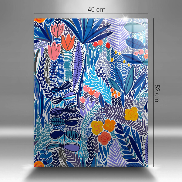 Tábua de cortar de vidro Prado Pintado