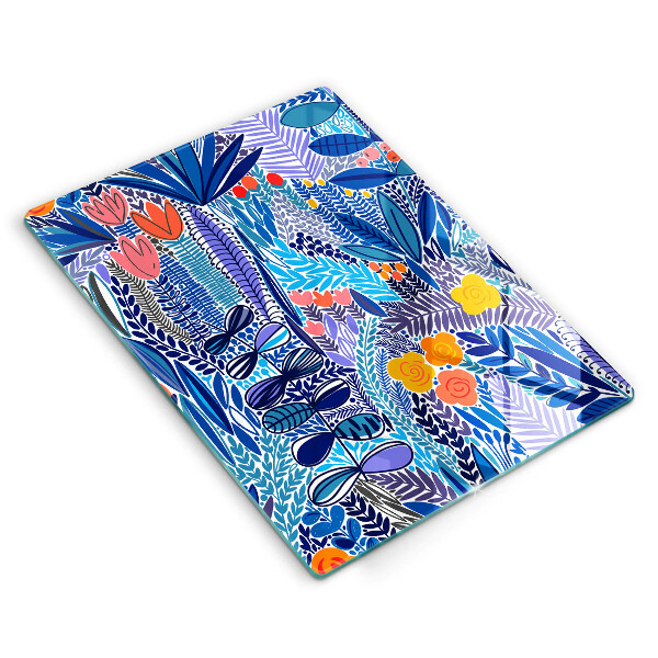 Tábua de cortar de vidro Prado Pintado