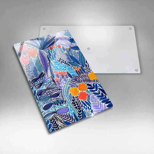 Tábua de cortar de vidro Prado Pintado