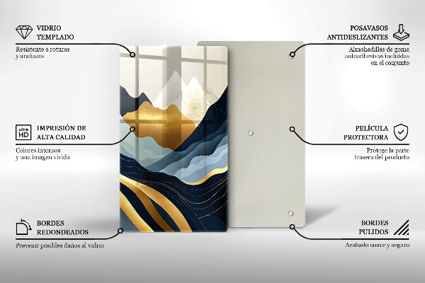 Tábua de cortar Montanhas abstratas