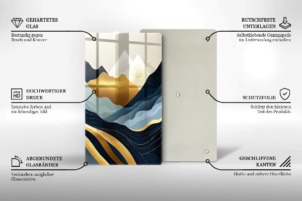 Tábua de cortar Montanhas abstratas