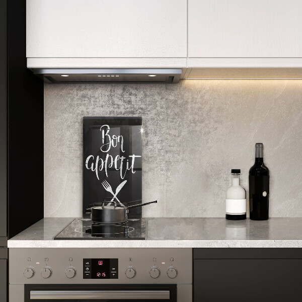 Tábua corte A inscrição Bom apetite