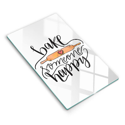 Tábua de cortar Asse alguém feliz