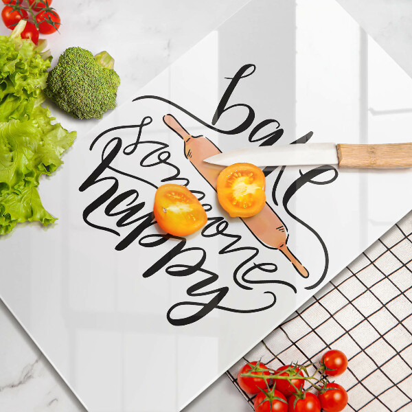 Tábua de cortar Asse alguém feliz