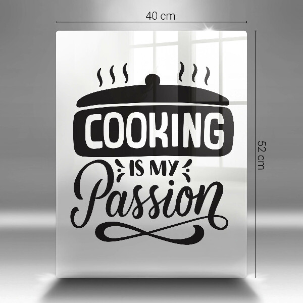 Tábua para corte Cozinhar é minha paixão