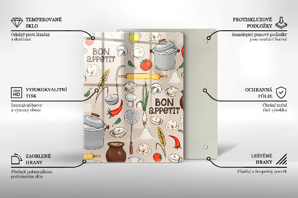 Tábua de corte Ilustração de cozinha
