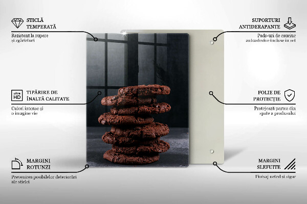 Tábua de cortar Biscoitos de chocolate