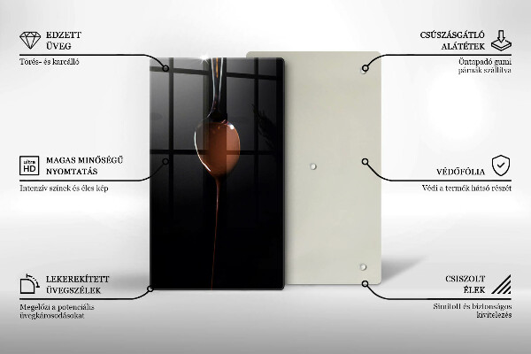 Tábua para cozinha Uma colherada de chocolate