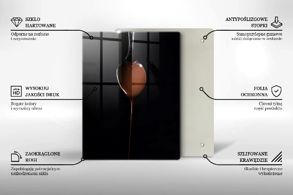 Tábua para cozinha Uma colherada de chocolate