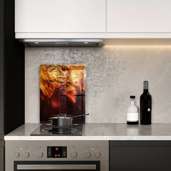 Tábua corte Bebida de cola com gelo