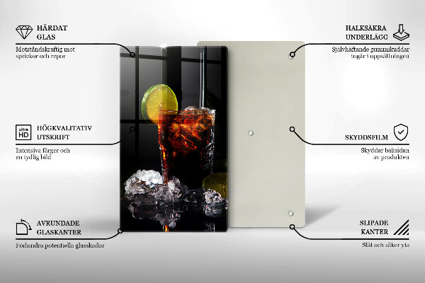 Tábua cozinha Bebida terrosa com gelo