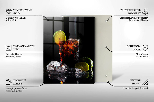 Tábua cozinha Bebida terrosa com gelo