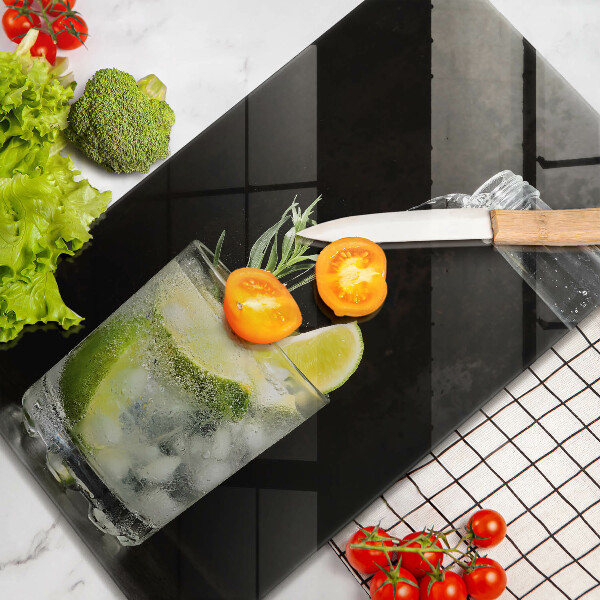 Tábua para cozinha Um copo de água