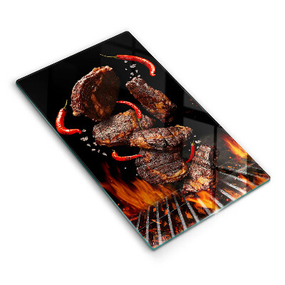 Tábua corte Carne na grelha