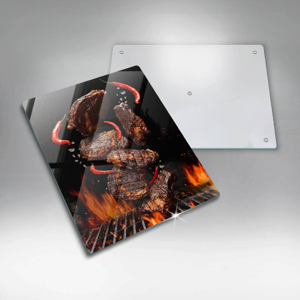 Tábua corte Carne na grelha