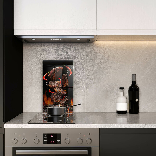 Tábua corte Carne na grelha