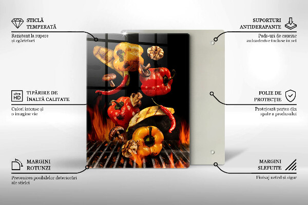 Tábua para corte Legumes grelhados