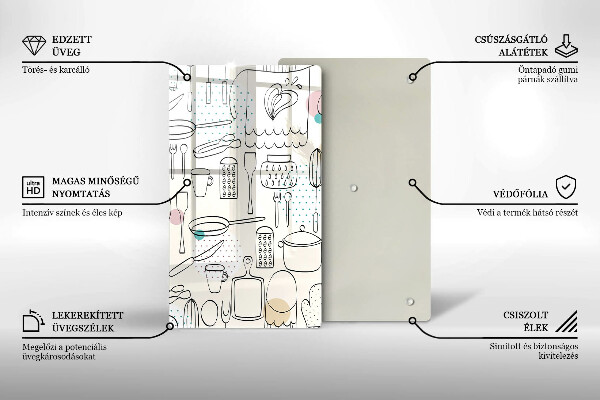 Tábua de cortar alimentos Acessórios de cozinha