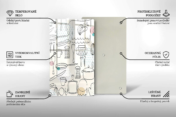 Tábua de cortar alimentos Acessórios de cozinha