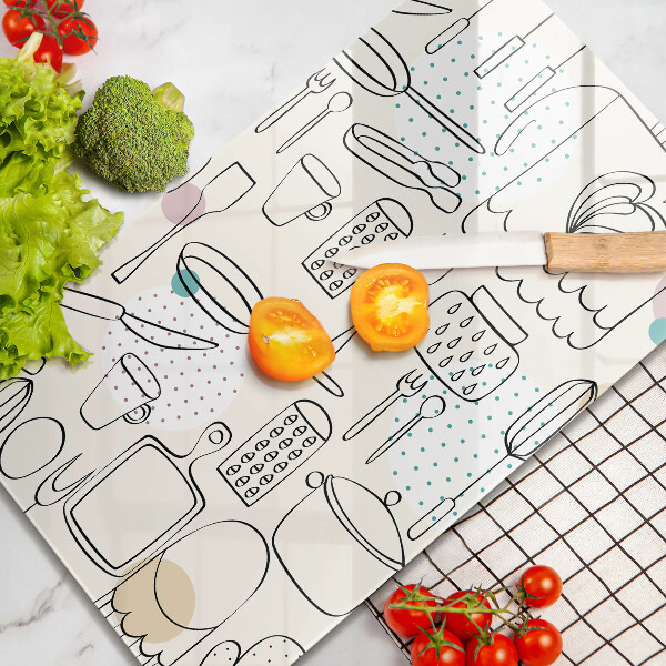 Tábua de cortar alimentos Acessórios de cozinha