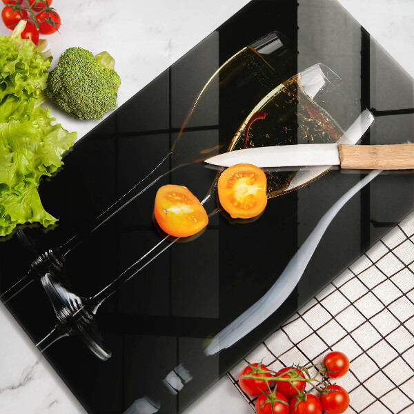 Tábua de cortar Taças de champanhe