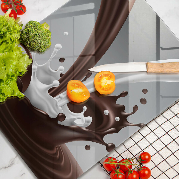 Tábua cozinha Leite e chocolate