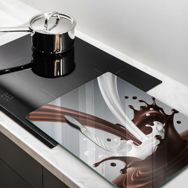 Tábua cozinha Leite e chocolate