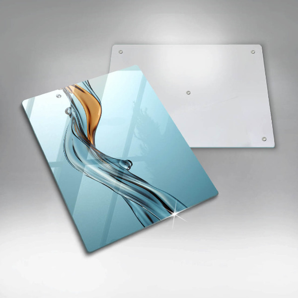 Tábua para corte Um fluxo de água