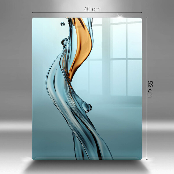 Tábua para corte Um fluxo de água