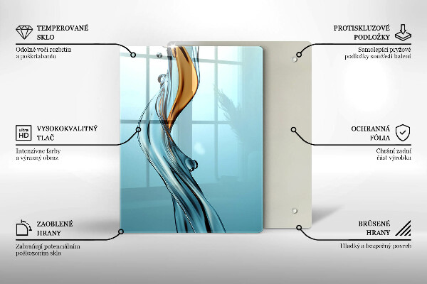 Tábua para corte Um fluxo de água