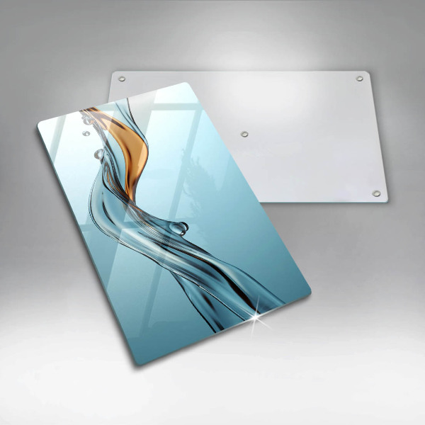 Tábua para corte Um fluxo de água