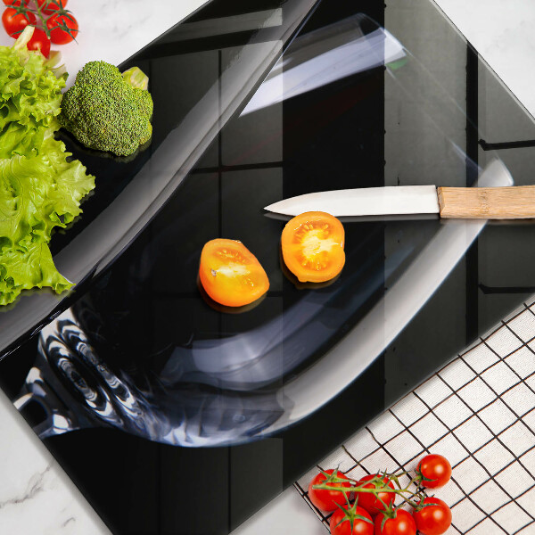 Tábua de cortar de vidro Vidro e garrafa