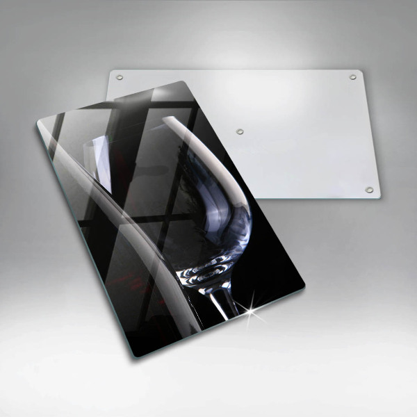 Tábua de cortar de vidro Vidro e garrafa