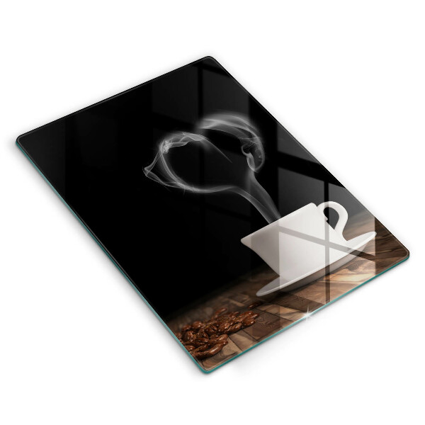 Tábua para cozinha Coração de xícara de café