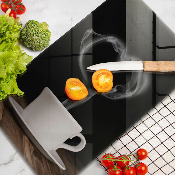 Tábua para cozinha Coração de xícara de café