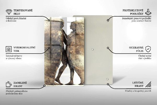 Tábua de cortar alimentos Corpos de pessoas apaixonadas