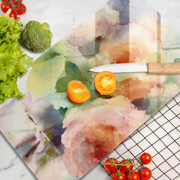 Tábua para corte Flores pintadas