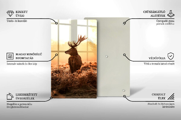 Tábua de corte Veados no campo