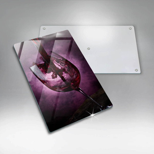 Tábua para cozinha Um copo de vinho