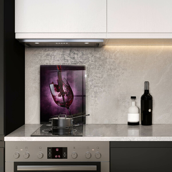 Tábua para cozinha Um copo de vinho