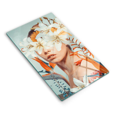 Tábua para corte Mulher em Flores