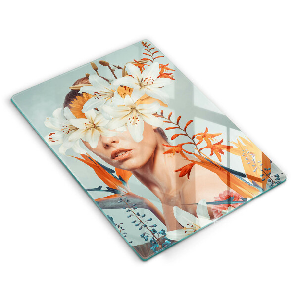 Tábua para corte Mulher em Flores