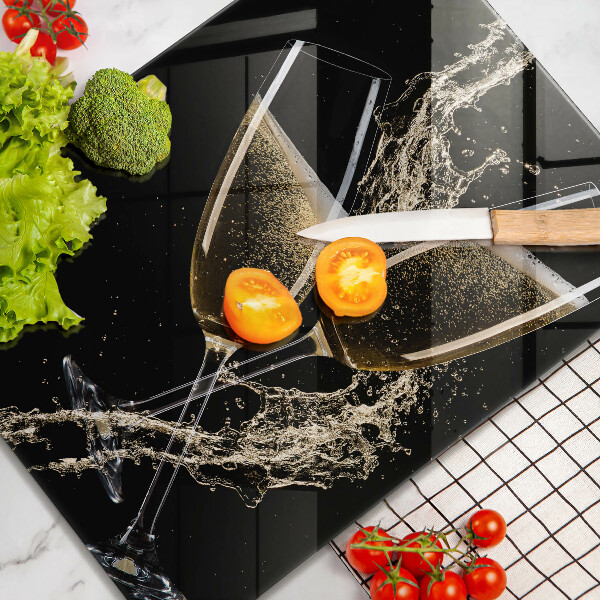 Tábua para cozinha Taças de champanhe