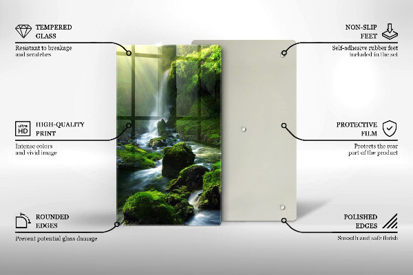 Tábua de corte Cachoeira na selva