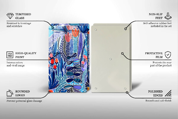 Tábua de cortar alimentos Prado Pintado