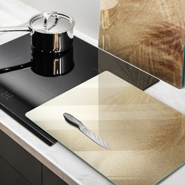 Tábua para corte Férias na areia da praia