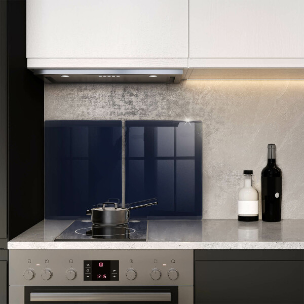 Tábua de cortar de vidro Cor azul marinho