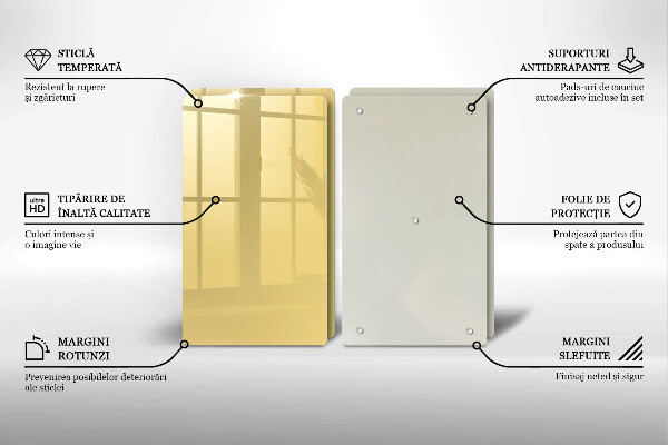 Tábua para corte Cor amarela