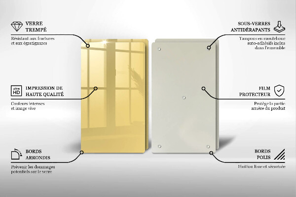 Tábua para corte Cor amarela