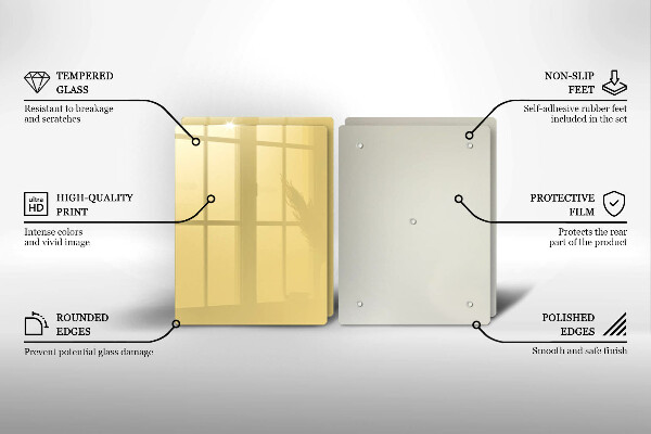 Tábua para corte Cor amarela